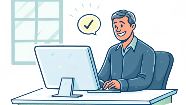 work in comuter white man 12