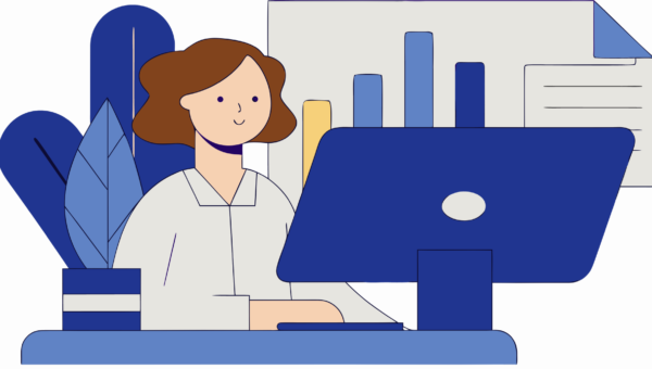 working in office 3
